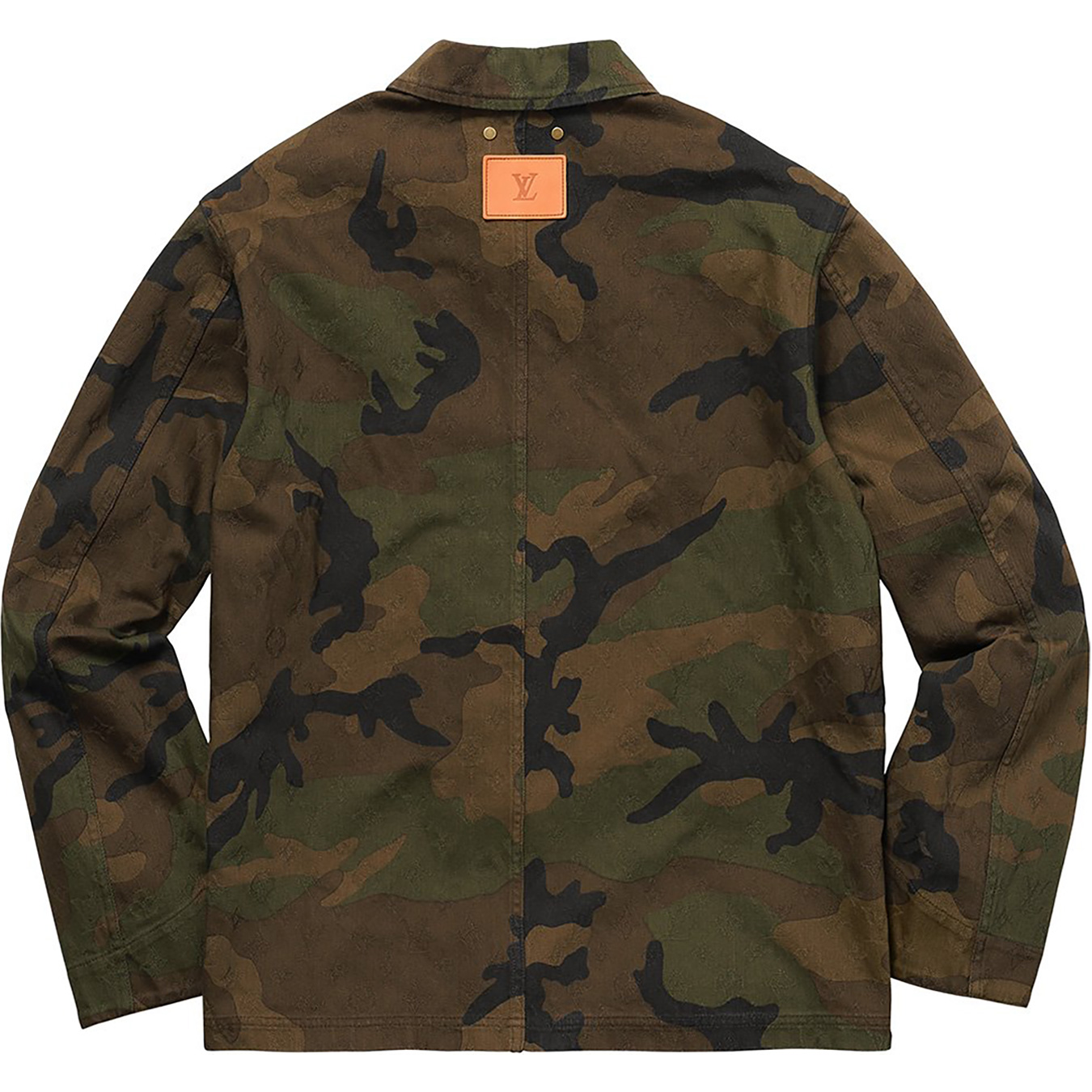 Louis Vuitton/Supreme Jacquard Denim Chore Coat view 4